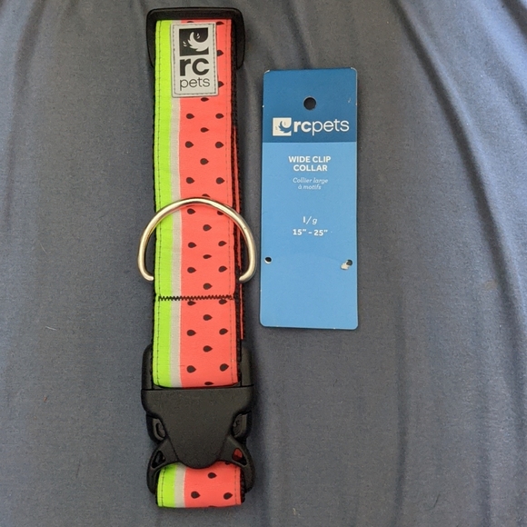 RC Pets Wide Clip Collar - Watermelon - Picture 4 of 5